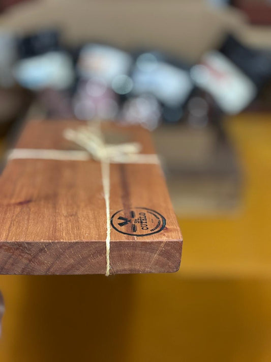 Tábua em Madeira Maciça - A apresentação faz parte do sabor!